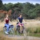Radfahren und Wandern